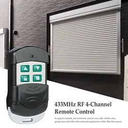 HCS301 Remote Controller 4-Button A/B/C/D ASK Modulation System For Electric Garage Door Small Transmitter Key For Universal