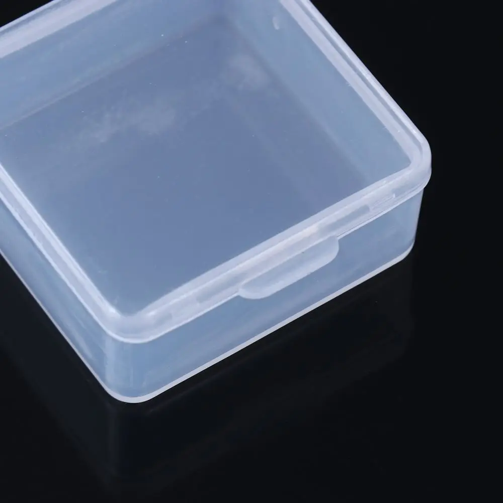 Useful Transparent Small Storage Box Plastic Beads Container Jewelry Organizer Case Pill Chip Box Nail Art Screw Storage Case