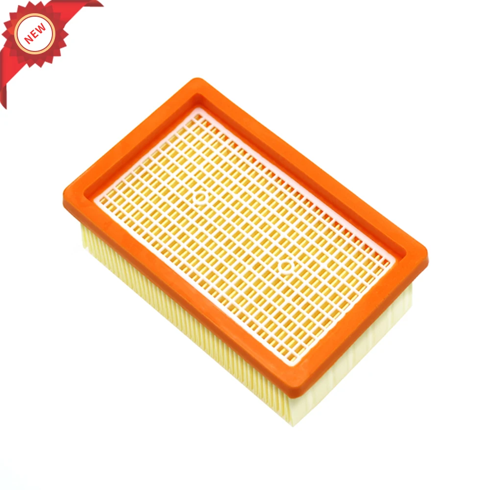 Filtro a pieghe piatte 1PC per KARCHER MV4 MV5 MV6 WD4 WD5 WD6 parti per aspirapolvere a umido e a secco #2.863-005.0 filtri HEPA