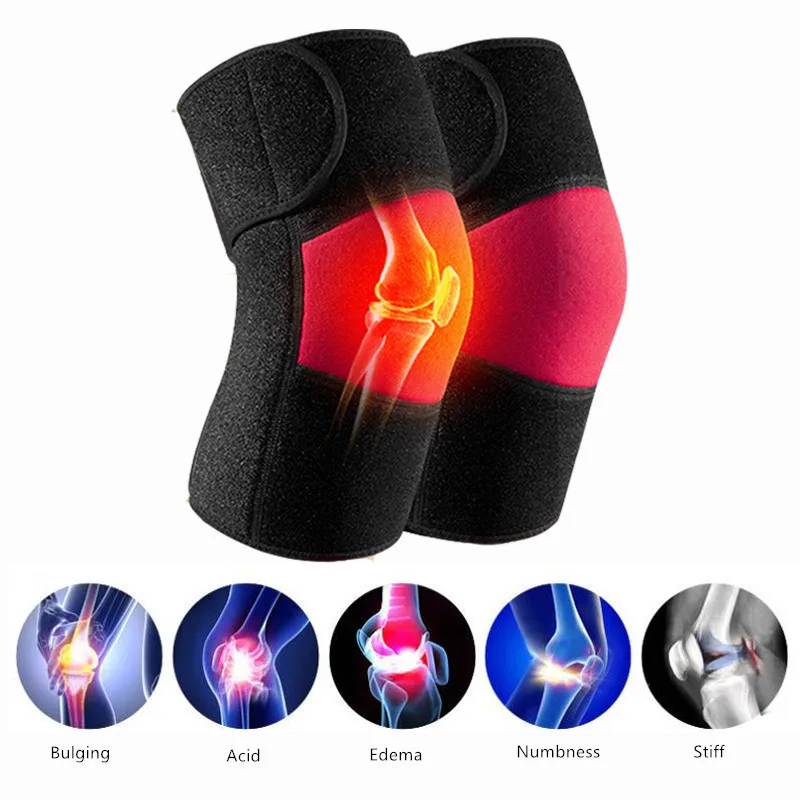 New Therapeutic Beactive Brace Point Pad Leg Black Presssure Brace Acupressure Sciatic Nerve Knee bandage knee pain relief tool