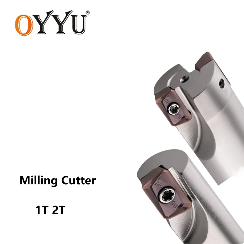 OYYU BAP300R CNC BAP300 Right Angle Milling Cutter BAP 300R Shockproof Straight Bar Milling Cutting Carbide Inserts Lathe Cutter