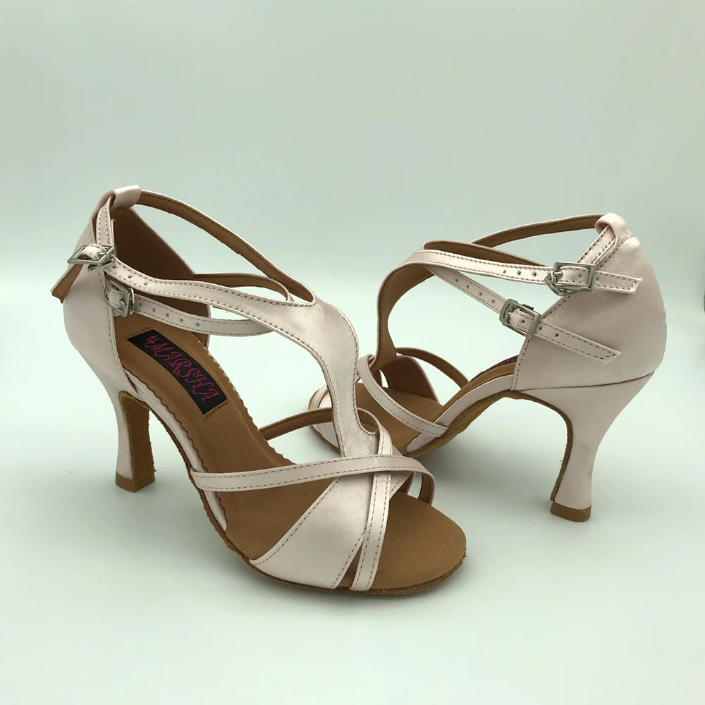 Zapatos de baile latino cómodos y a la moda para mujer, calzado de salón, salsa, tango y boda, 6252F1, más de 10 colores