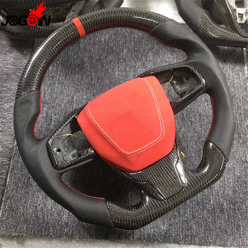 Accessories Replacement Carbon Fiber Steering Wheel For Civic Type R 2016 2017 2018 2019 Car styling