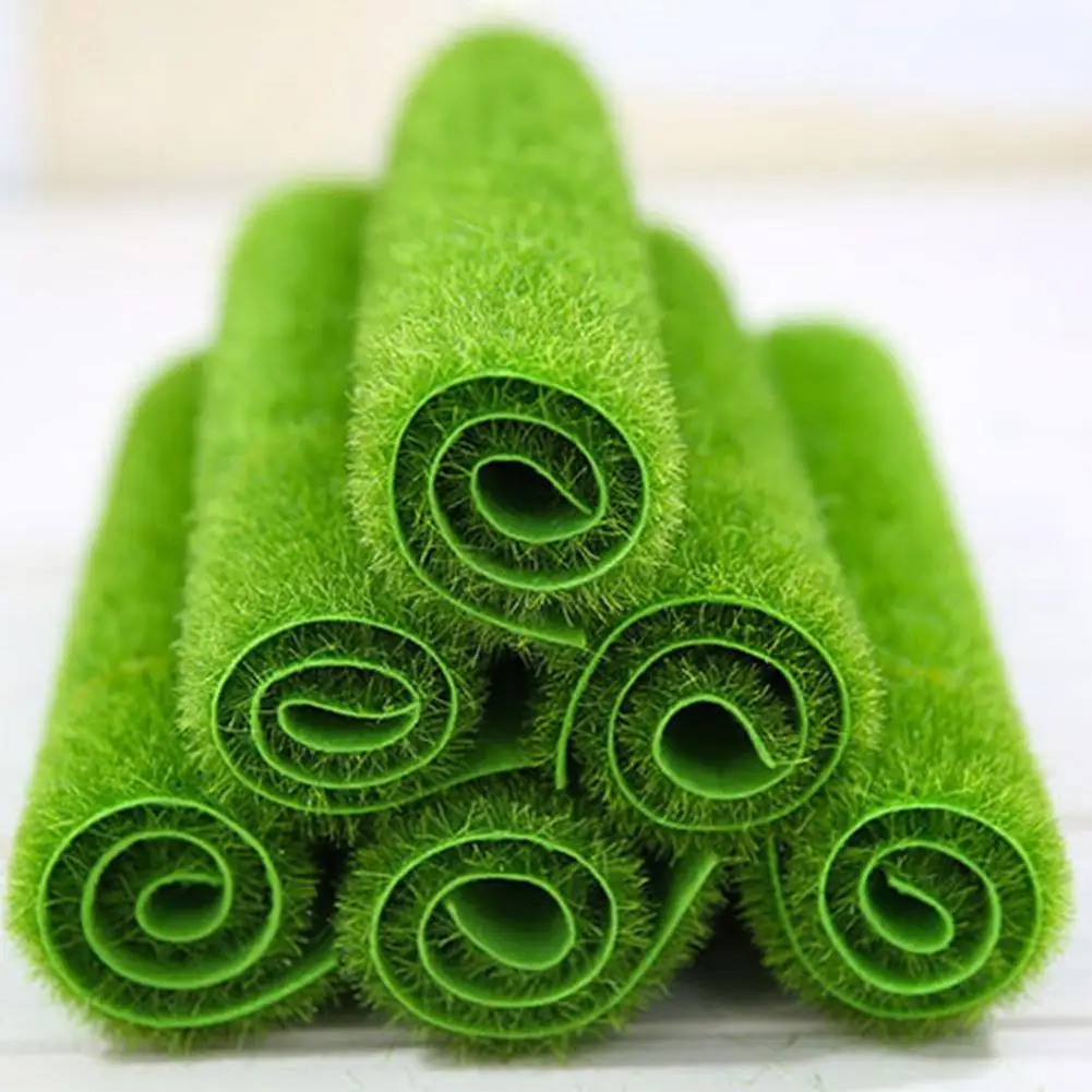 

2 Sizes InnovativeLandscape Artificial Grass Landscape Home Aquarium Decoration Artificial Lawn Garden Real Touch Moss