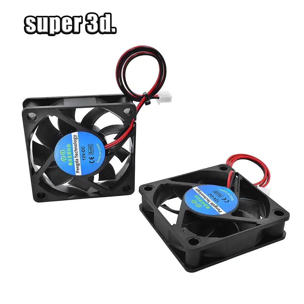 6015 Cooling Heatsink Fan 12V 24V with Dupont Wire Brushless 60mm 60*60*15 MM 3D Printers Parts Cooler Radiator Quiet