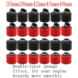 High Flow Air Filter Pod System Sponge Cleaner Clamp-on 110cc 125cc 150cc 250cc Pit Bike Pitbike Moped Dirt Pit Bike Scooter