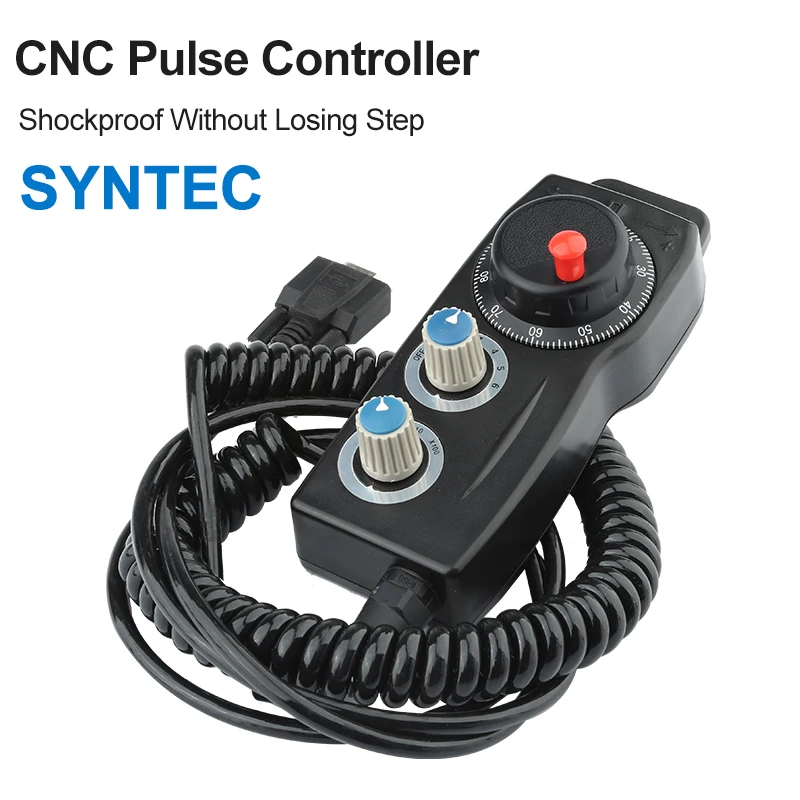 CNC Manual Pulse Generator MPG Universal Suspension Handwheel SYNTEC System For CNC Router Machine Tools