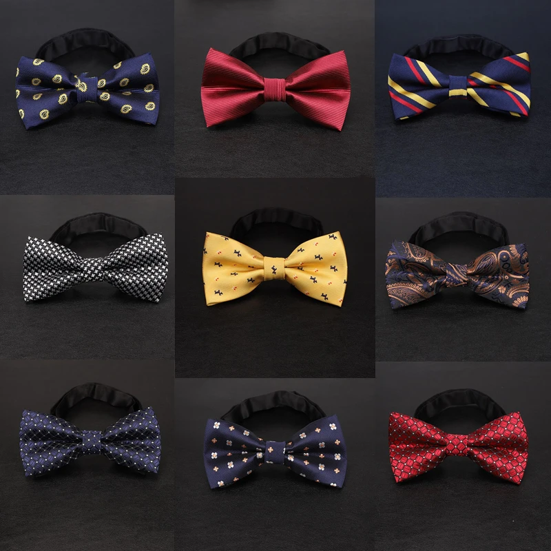 formal dress bow ties fashion men bowtie black red green bow tie red Party Business wedding gifts for guests pajaritas hombre