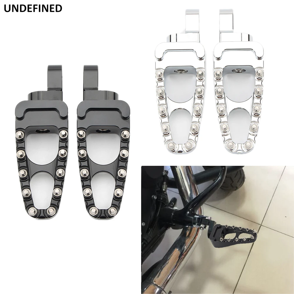 

MX Foot Pegs Motorcycle Footpeg Bobber 360 Roating Footrests For Harley Softail Breakout FXSE FXCW Sportster 883 1200 XL XL1200C