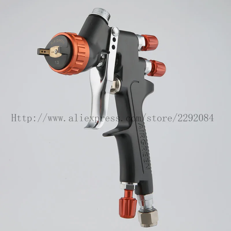 HVLP pistola a spruzzo manuale di gravità pistola a spruzzo 1.3 millimetri 600CC tazza originale pistola a spruzzo con la pistola a spruzzo accessori