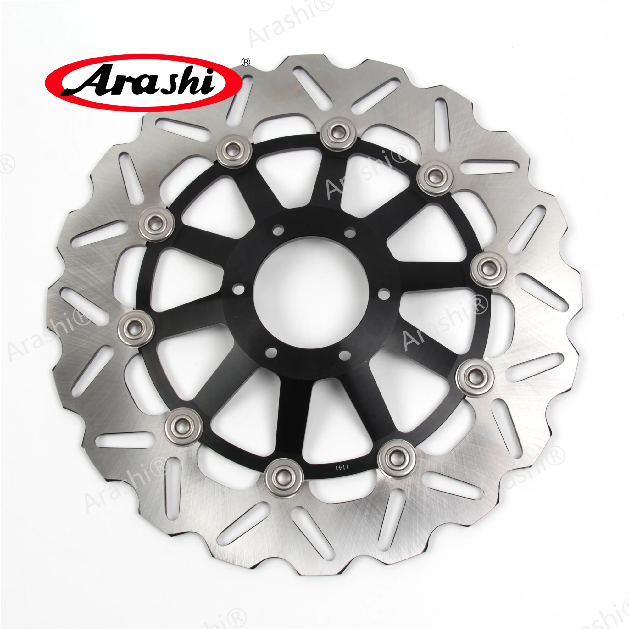 Arashi 1 Pair CNC Full Floating Front Brake Disc Brake Rotor For HONDA CB600 CB 600 HORNET 1998-1999 / CB400SF 2002 2003 2004