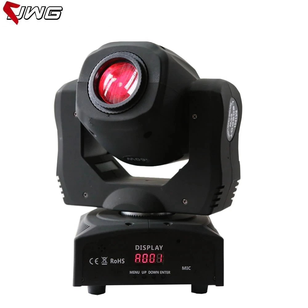 

Free Shipping Wedding Gobo Light 60W Led Spot Moving Head Light Christmas Lights GOBO LED Projector