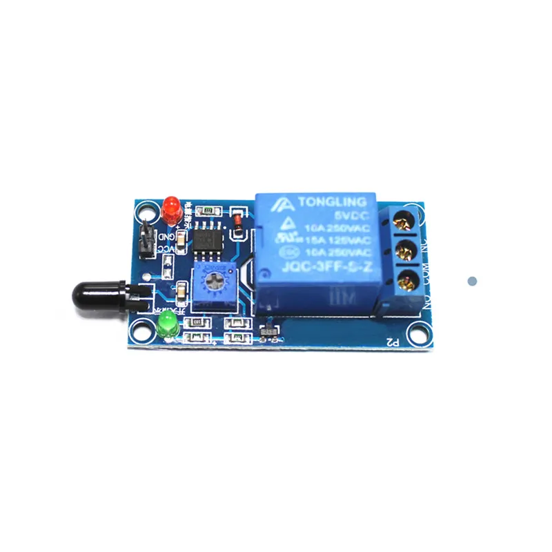 Flame sensor module relay module two-in-one flame, flame detection, fire alarm