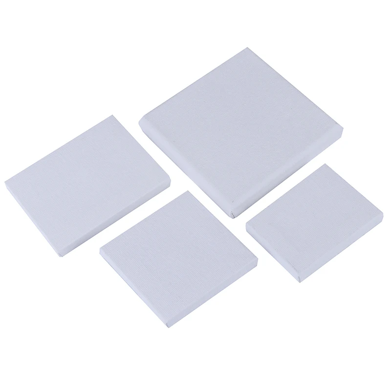 Pack of 1 Stretched Canvases for Painting Primed White 100% Cotton Artist Blank Canvas Boards for Painting 8 oz Gesso-Primed