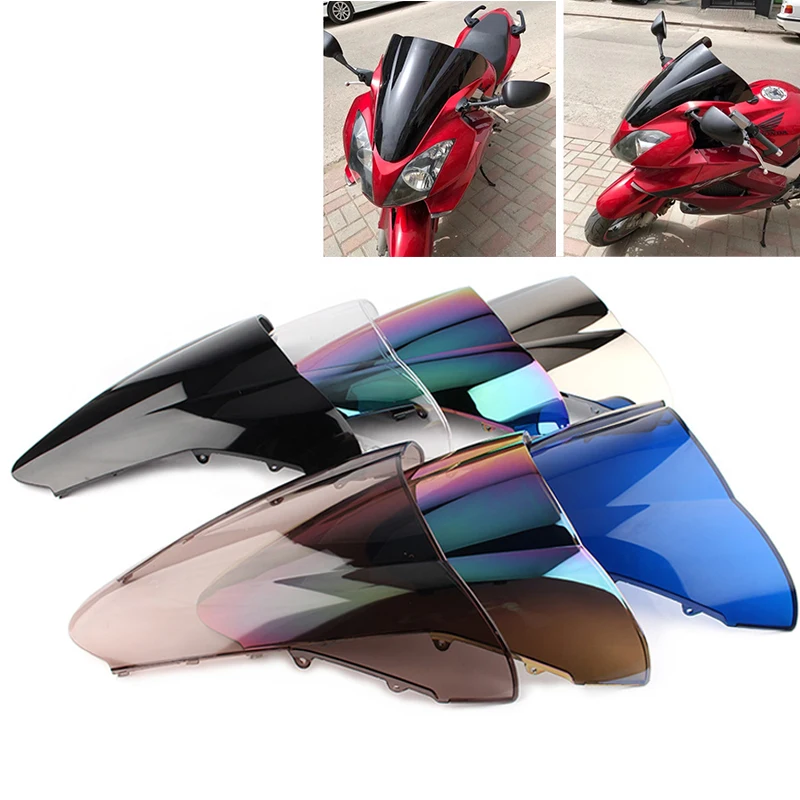 

Motorcycles Windshield WindScreen For Honda VFR800 VFR 800 2002 -2012 2003 2004 2005 2006 2007 2008 2009 2010 2011 2012 Screen