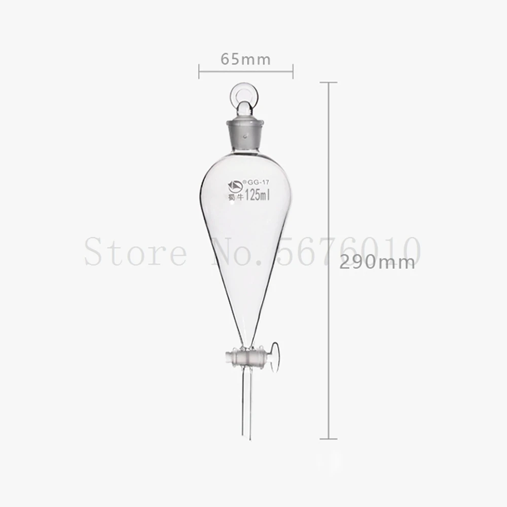 60 do 1000ml w kształcie gruszki rozdzielacze w kształcie kropli-rozdzielacza w porządku oleju separator wody laboratorium