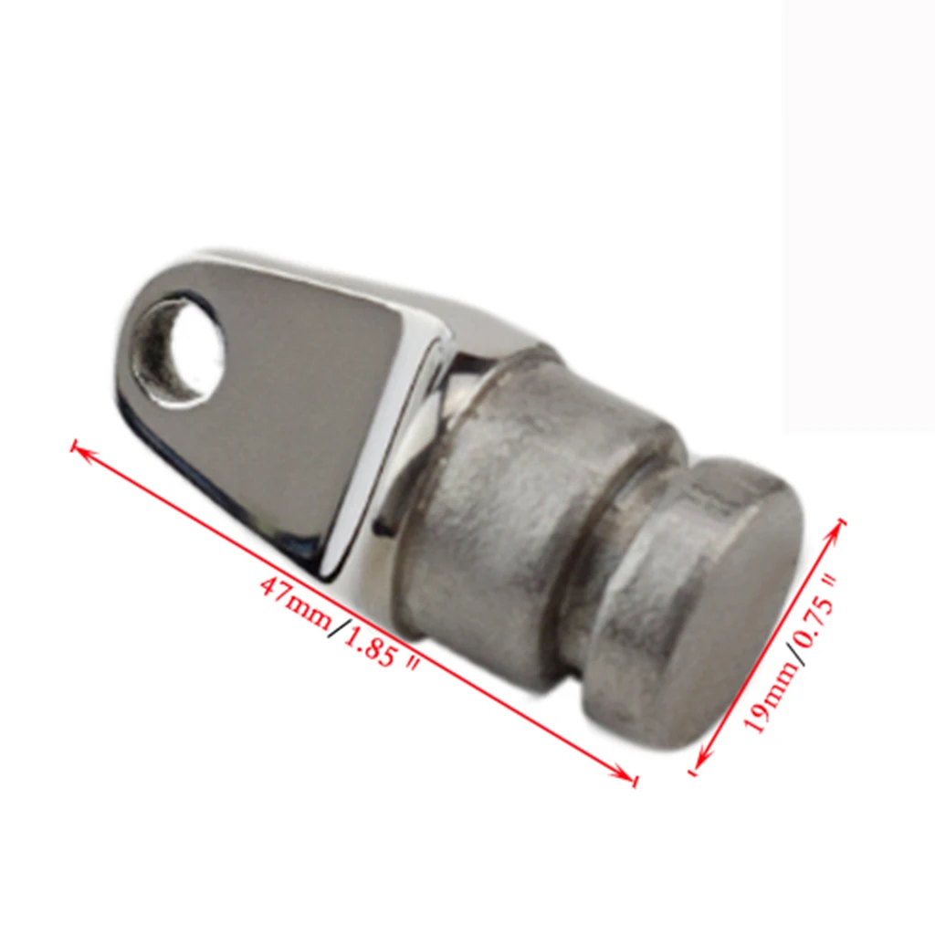EYE END Bimini Boat Hardware 316 Stainless Steel Fitting - Top Inside 7/8\