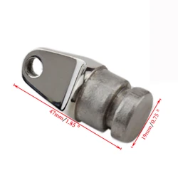EYE END Bimini Boat Hardware 316 Stainless Steel Fitting - Top Inside 7/8