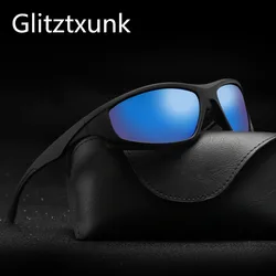 Glitztxunk Square Polarized Sunglasses Men Sports Classic Brand Design New Fashion Drive Sun Glasses Male Eyewear Lentes de sol