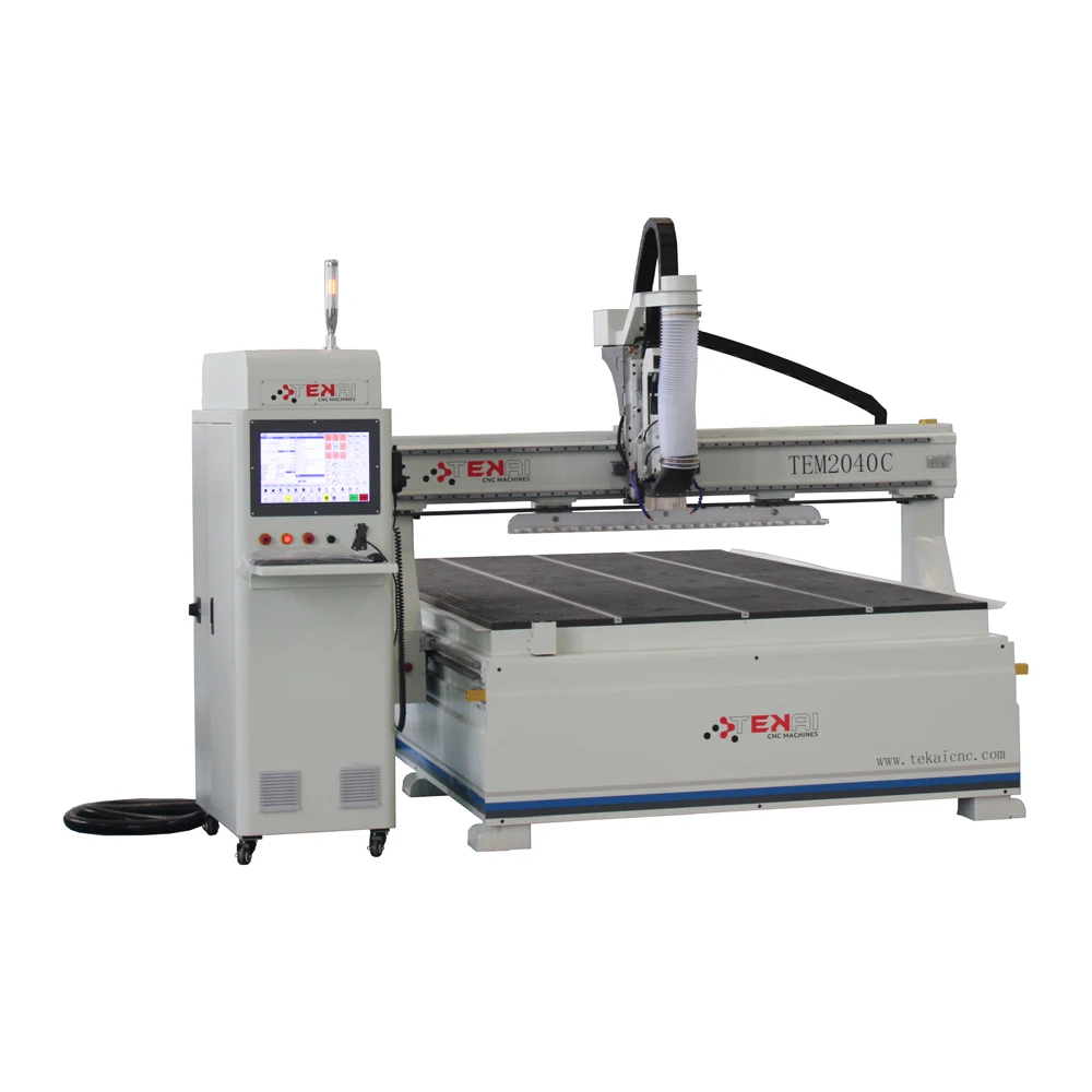 TEM2040C CNC Router Metal Aluminium Sheet Cutting Machine With 24000rpm ATC Spindle Carpentry Machinery