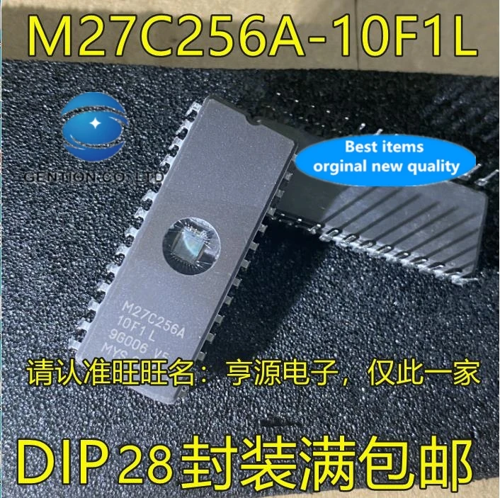 

10PCS M27C256A-10 you M27C256B-10 you CDIP-28 feet container in stock 100% new and original