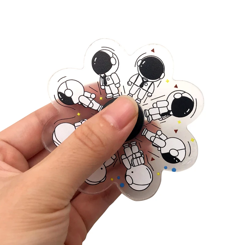 New Whirling Running Animation Fidget Spinner Cartoon Anime Running Dynamic Hand Spinner for Children Adult Stress Relief Toys