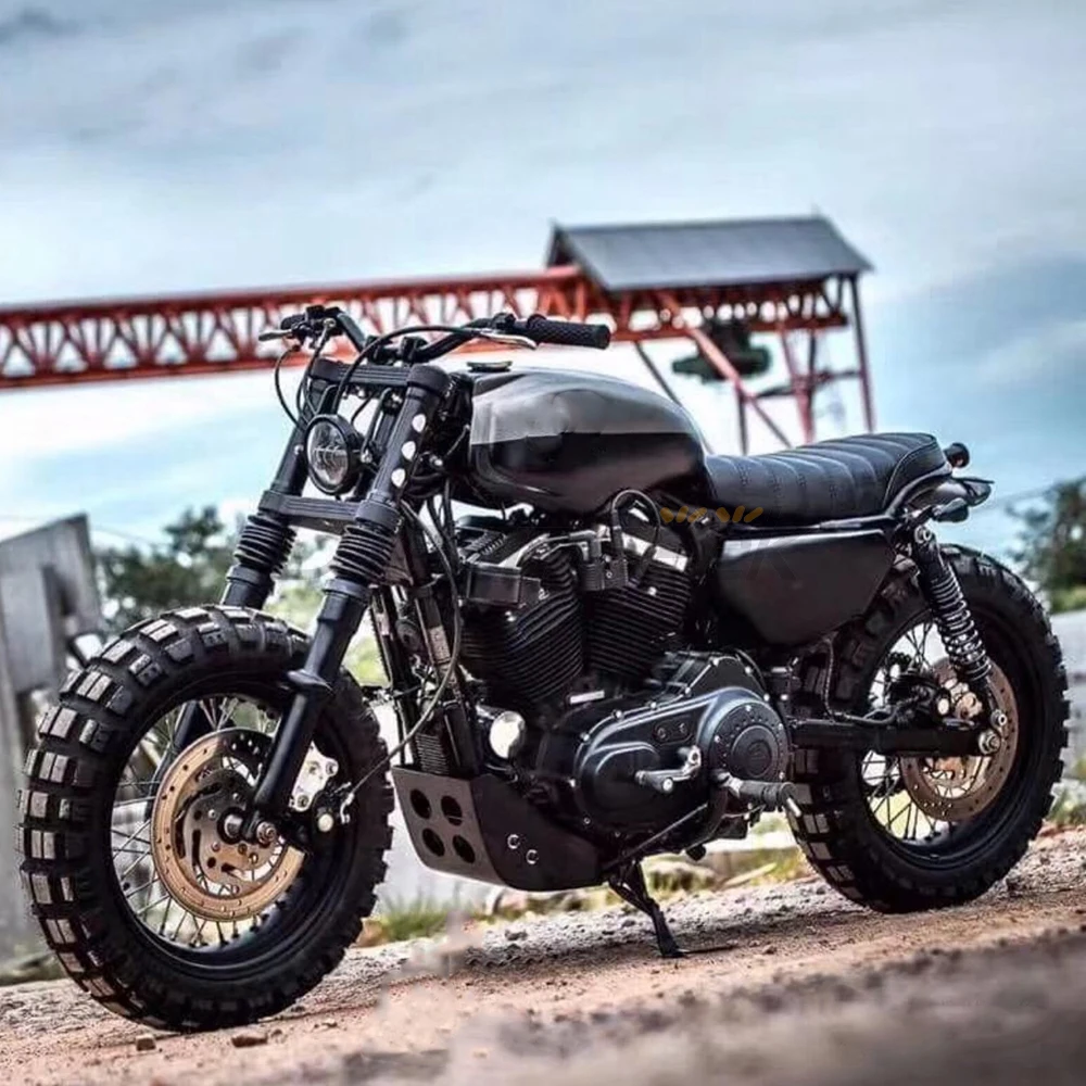 العلوي شوكة غطاء أنبوب دراجة نارية الجبهة امتصاص الصدمات غطاء ل هارلي سبورتستر XL 883 1200 2000-2021 الجبهة شوكة العلوي الأنابيب غطاء #6