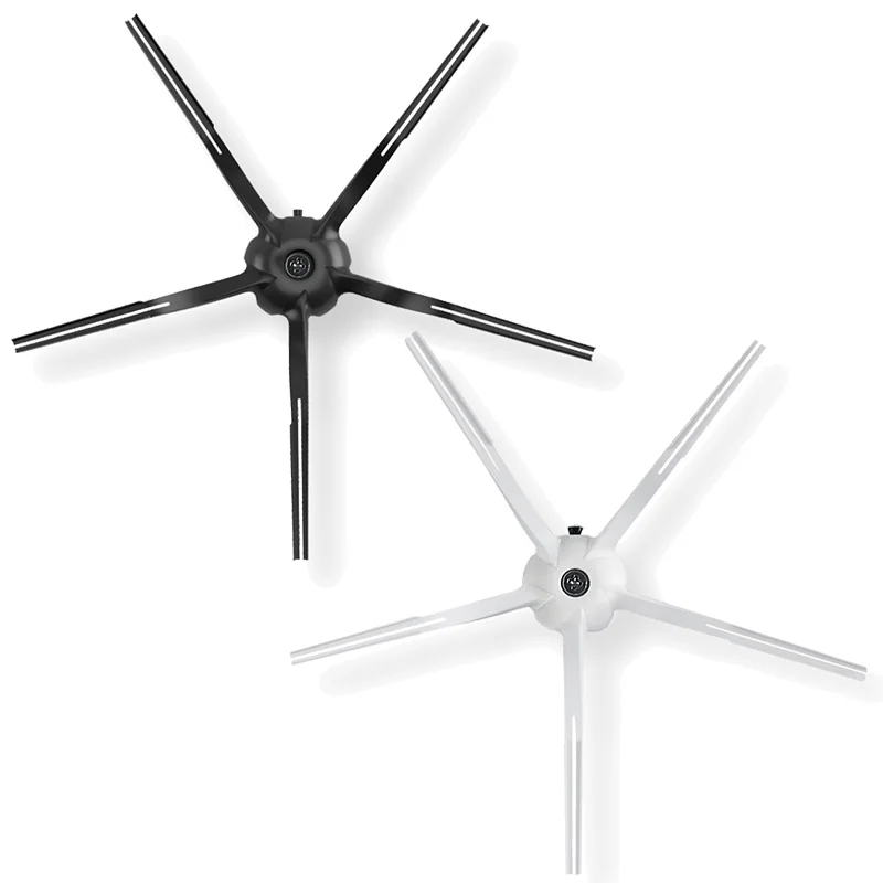 ملحقات أصلية من Roborock S7 ملحقات ممسحة من القماش أكسسوارات فرشاة جانبية ملحقات باللون الأبيض والأسود قطع غيار فرشاة رئيسية للشحن مجانًا