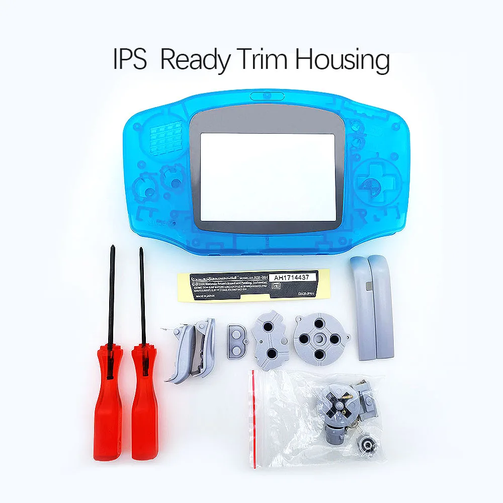 ใหม่เปลือกหอยเต็มรูปแบบสําหรับ GAMEBOY ADVANCE IPS LCD ปรับแต่ง Shell Hard Case สําหรับ GBA IPS Backlight LCD