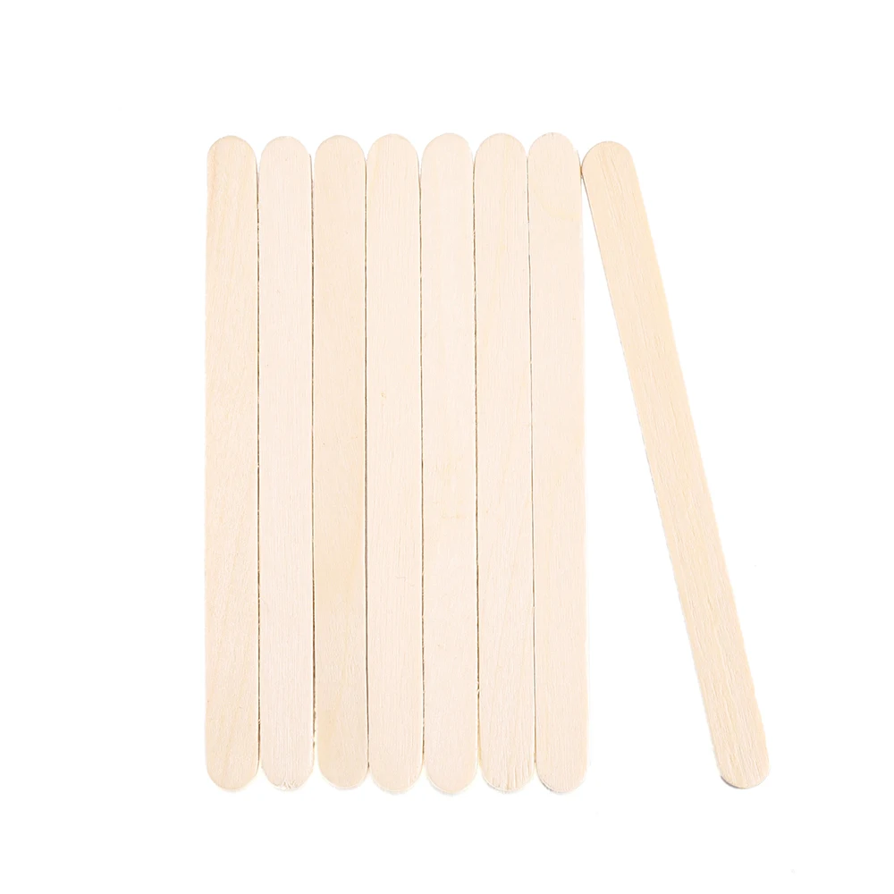 50-150 Stück Silikonformen für Epoxidharz-Schmuckherstellung, Natürliche Holz-Pop-Sticks, Eiscreme-Bastelzubehör, Eisstiele – Detail 3
