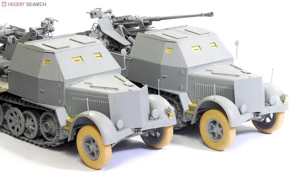 ドラゴン6542 1/35スケールww.iiドイツsd.Kfz.7/2 8tハーフトラック3.7