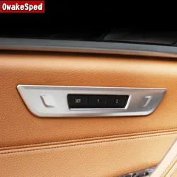 For BMW 5 Series G30 G38 2018 2019 2020 Interior Accessories Car Styling Door Seat Memory Buttons Decorative Frame Cover Trim