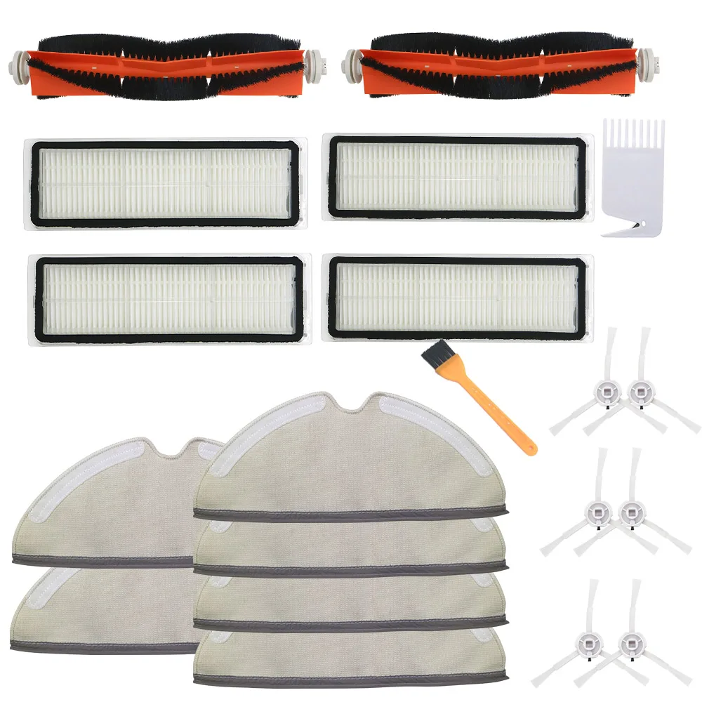สำหรับ Xiaomi Mijia 1C / STYTJ01ZHM Hepa กรองชุดเปลี่ยนหุ่นยนต์เครื่องดูดฝุ่นอุปกรณ์เสริมหลักแปรงซับผ้า