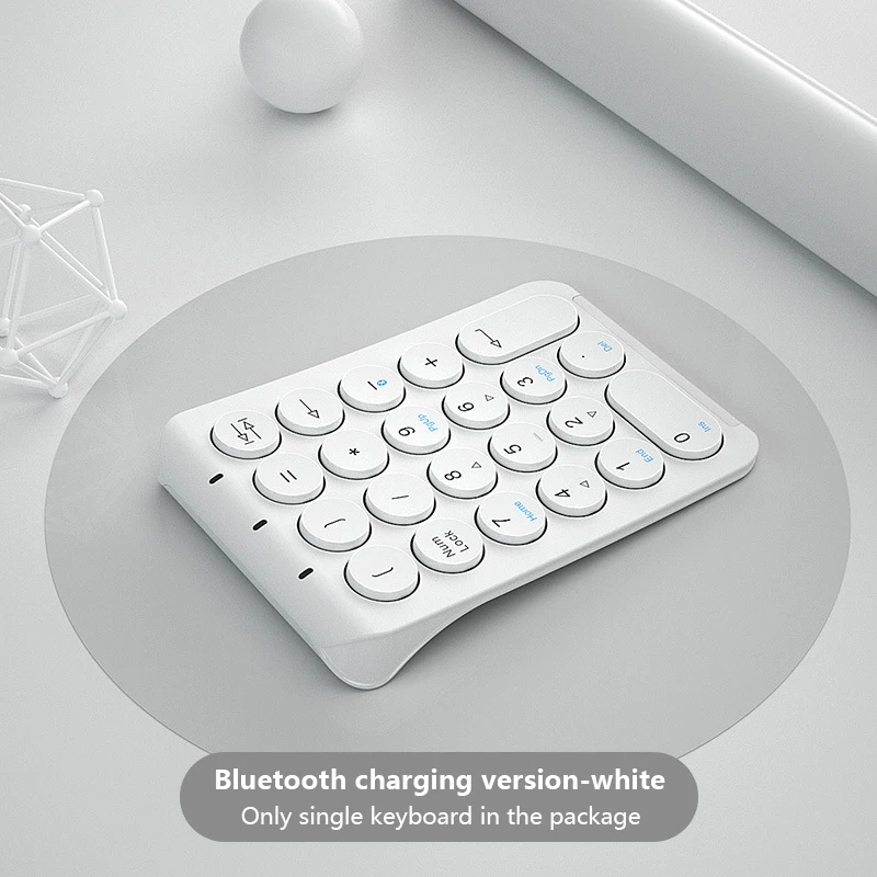 Keyboard Digital Bluetooth Eksternal Notebook Bank Teller Akuntansi Keuangan Keypad Nirkabel