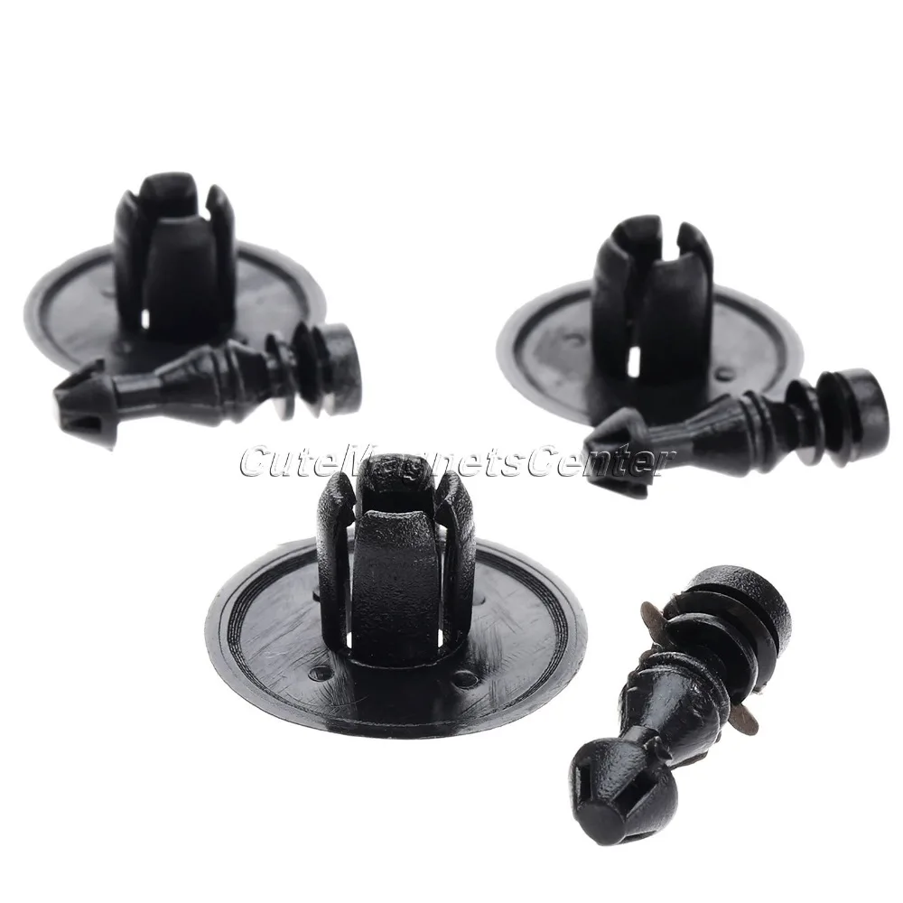 50Pcs 9Mm Hole Push-Type Retainer พลาสติก Rivets สำหรับ Chrysler รถกันชน Fender Cover Trim แผงคลิปยึดอัตโนมัติ