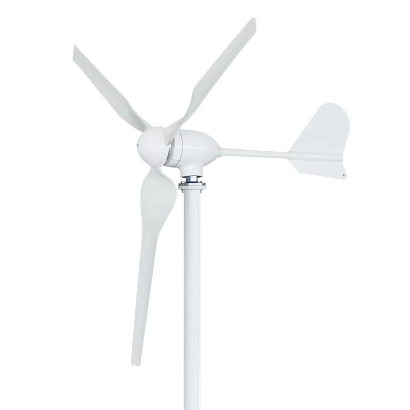 Imagem -03 - Gerador de Energia Eólica dc 12v 24v 600w Geradores de Energia Elétrica Turbina Alternativa Eólica Lâmina com Controlador