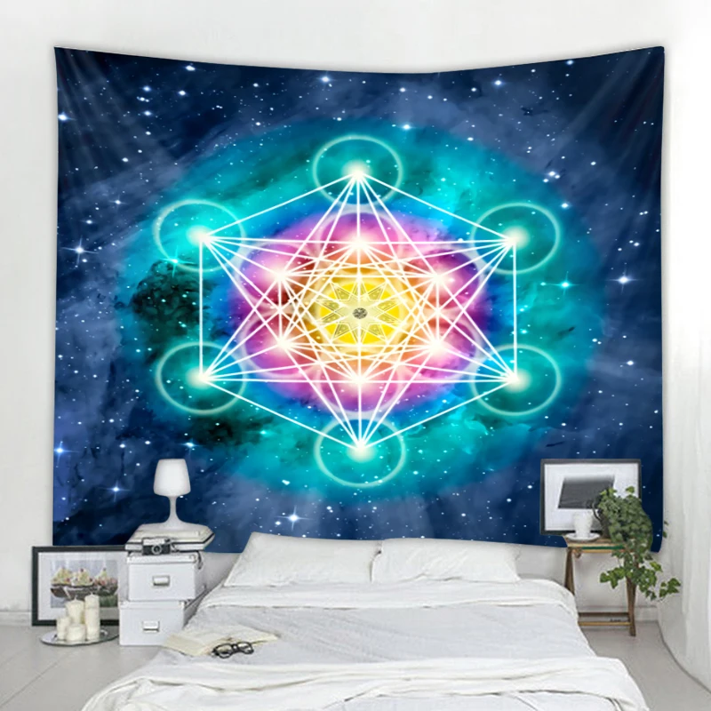 Mandala Decoration Hanging Witchcraft Astrology Decoration Tapestry Bohemian Hippie Tapestry Bedroom Tapestry