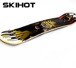 SKIHOT Cross-country Bamboo Deck Mountain Skateboard Long Deck and foot support adult skateboard electric skateboard