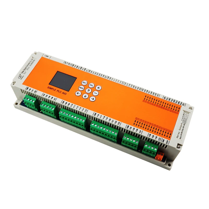 

Huaqingjun 32DI 32DO Transistor Output PLC Analog Inputs Outputs RS485 Modbus plc for Smarthome