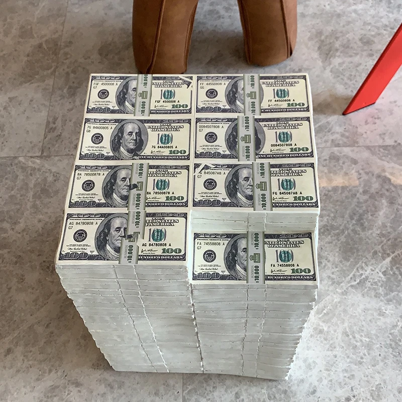 Home Decor Statue Living Room Furniture Simulation Dollar Bill Stool Nordic Model Decoration Handicraft Gift Creative Chair Seat