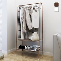 Clothes Hanger Coat Rack Best Selling Floor Standing Storage Wardrobe Cloth Rail Bedroom Shelf Garment Shoes Holder