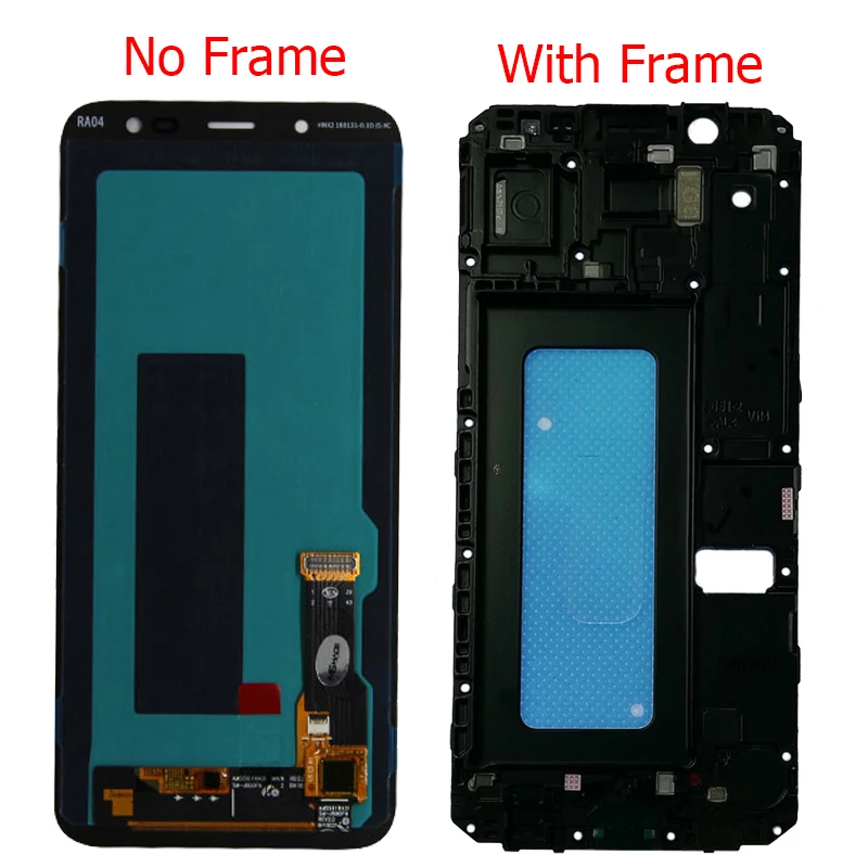 Orignal AMOLED For Samsung J6 2018 LCD With Frame Display 5.6\