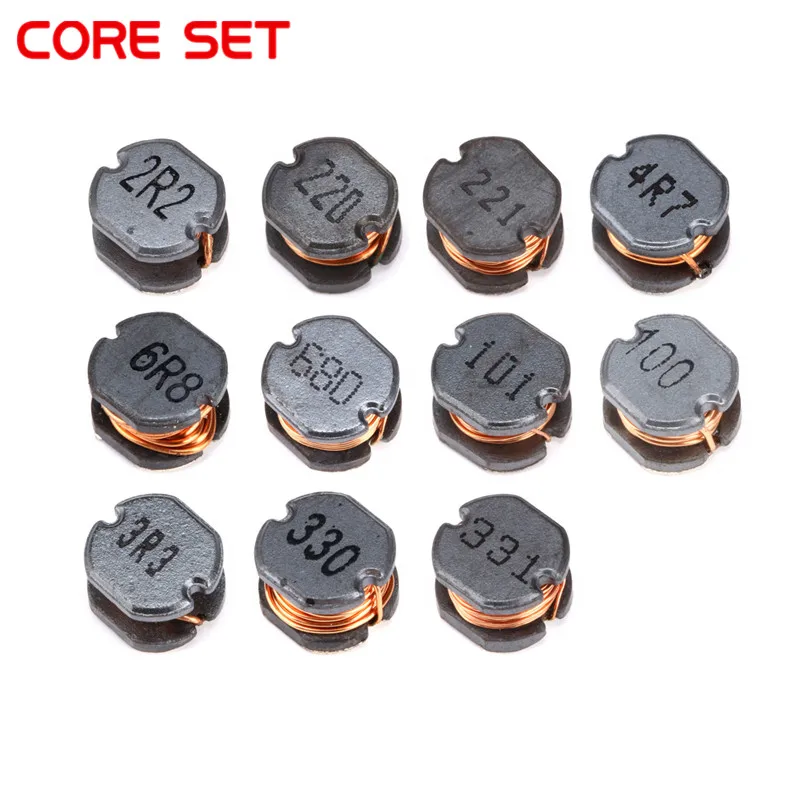 10pcs/lot CD75 SMD Power Inductor 3.3uH 2.2uH 4.7uH 6.8uH 10uH 22uH 33uH 47uH 100uH 220uH 330uH 470uH 100 220 330 470 101 471