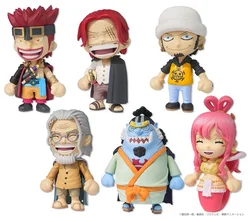 BANDAI One Piece Action Figure Genuine Anime Model Smile Series Jinbe Luo Shirahoshi Shanks Jingpin Ex Cashapou Model Toy