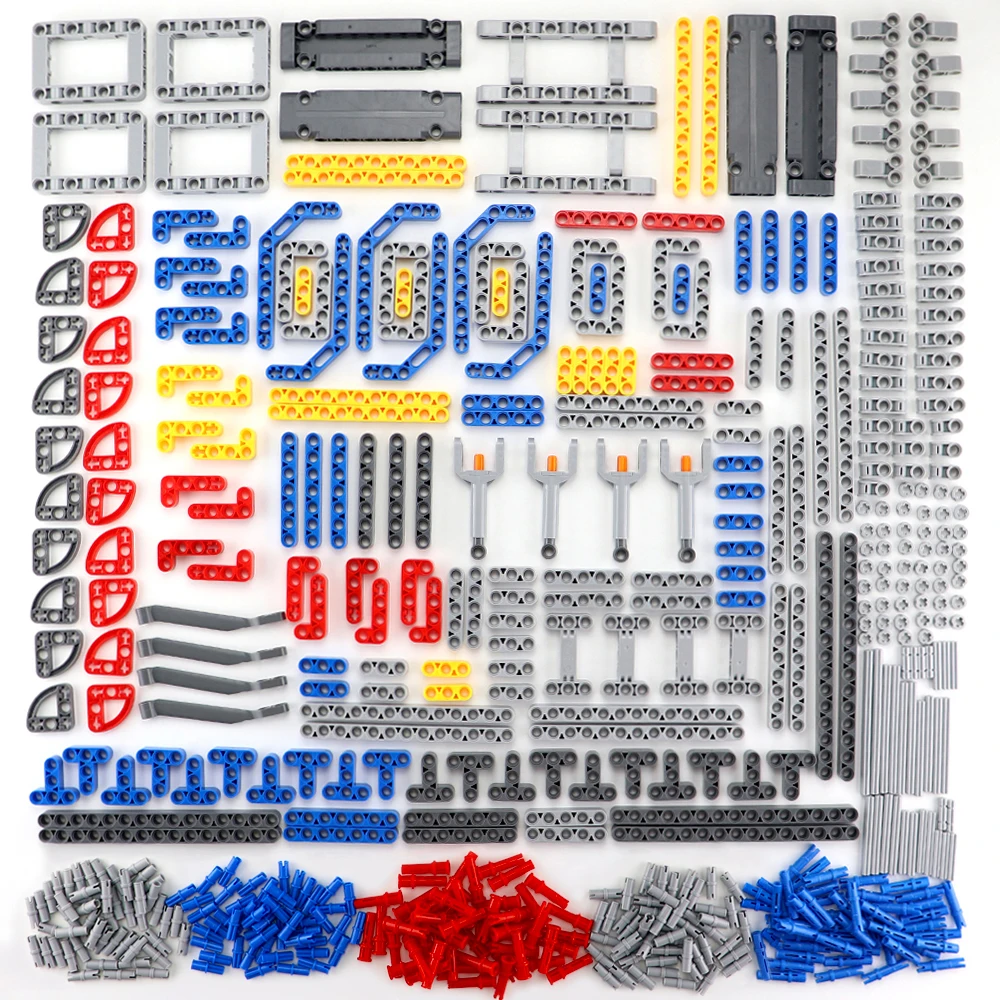 High-Tech Parts Bricks Pin Liftarm Studless Beam Axle Connector Panel Gear Car Toy Mindstorm Compatible Building Blocks Bulk Set