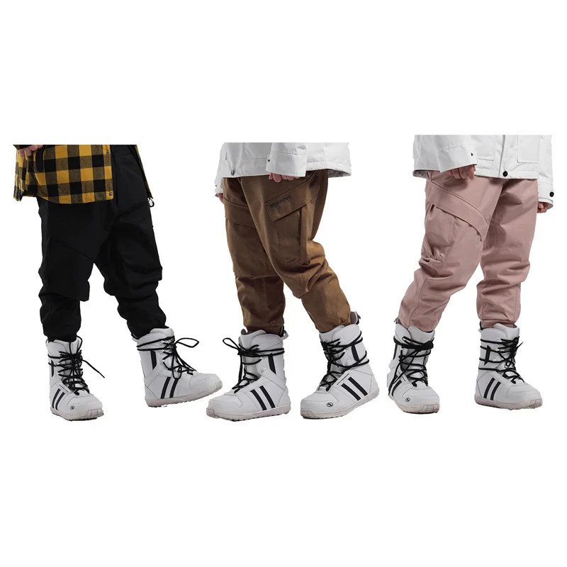 

Wearabl Tooling Loose Feet Women and Men Snow Pants Winter Ice Trousers Snowboarding Clothing 15K Waterproof Ski Suit Wear Unsex