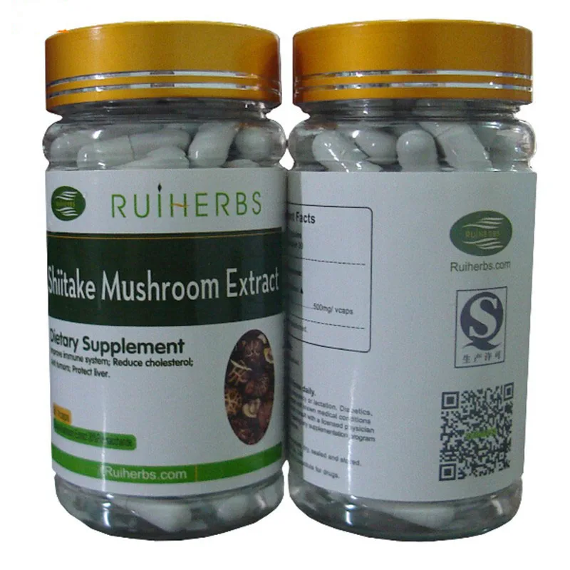 

3Bottles Shiitake Mushroom Extract Lentinus edodes Caps (500mg x270pcs)