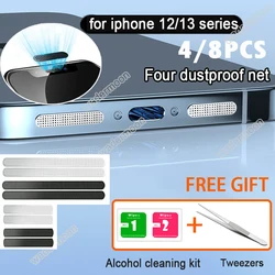 Phone Earpiece Dustproof Filter Net Speaker Dust Cover Handset Clean Protect Receiver Dust Case Rust Net for Iphone 12 13 Series