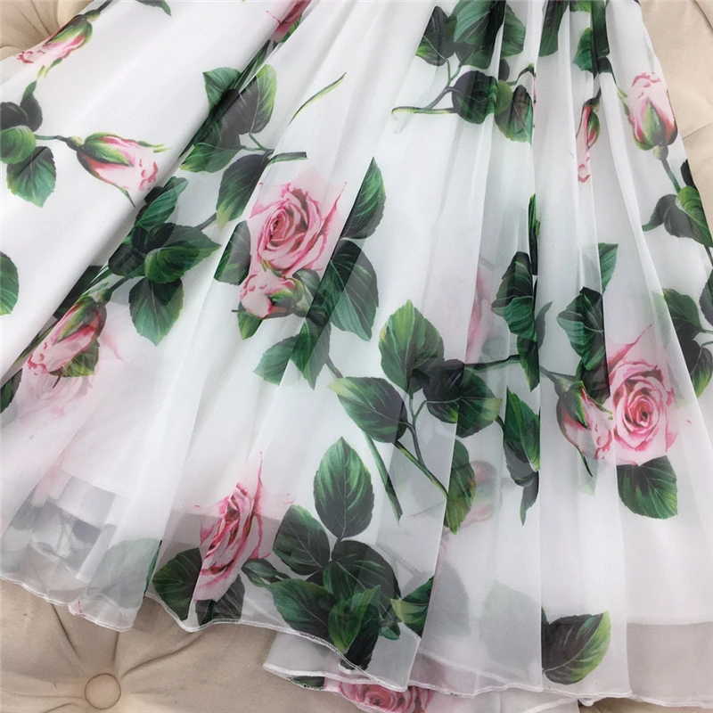 20213 kids girls floral dress princess dresses clothes ball gown 90-160 Childrens formal attire kids ceremonial clothes