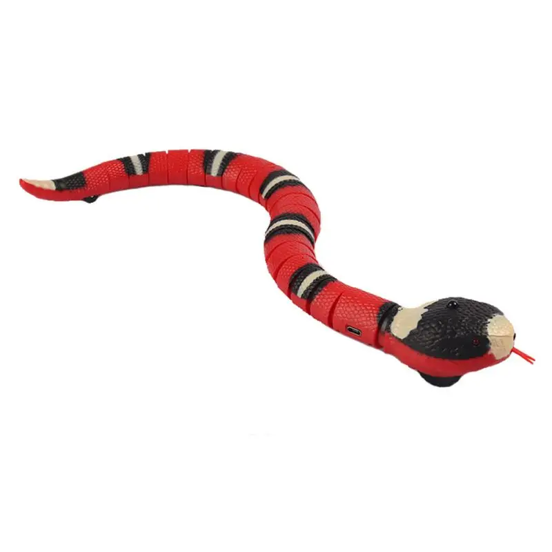 Automatic Cat Toy Eletronic Snake Interactive Toys Smart Sensing Snake Cat Tease Toy For Dogs Pet Kitten Toys Pet Accessories